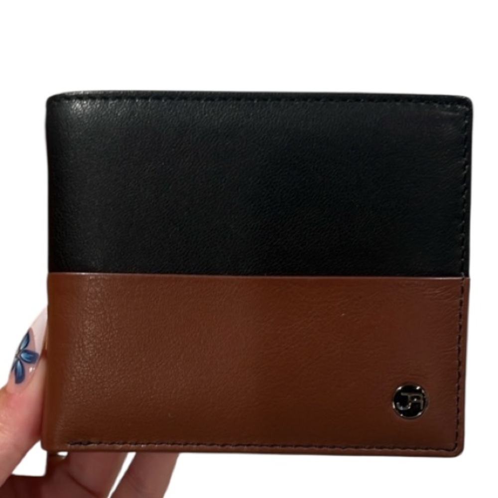 365. Jack Abrahams Genuine Brown and Black Men's Wallet